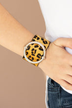 Load image into Gallery viewer, Asking FUR Trouble Yellow Urban Bracelet - SC Bling Boutique