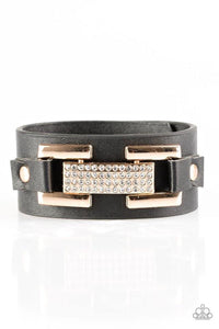 Going Platinum Black Urban Bracelet - SC Bling Boutique