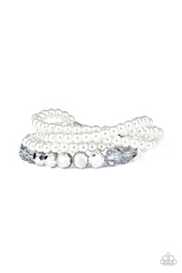 Refined Renegade White Bracelet - SC Bling Boutique