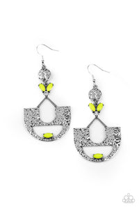 Modern Day Mecca - Yellow Earring - SC Bling Boutique