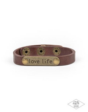 Load image into Gallery viewer, Love Life Brown Bracelet - SC Bling Boutique