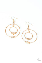 Load image into Gallery viewer, Center of Attraction Gold Earring - SC Bling Boutique