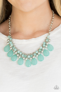 Trending Tropicana - Green Necklace - SC Bling Boutique