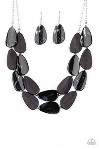 Colorfully Calming Black Necklace - SC Bling Boutique