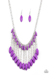 Venturous Vibes Purple Necklace - SC Bling Boutique