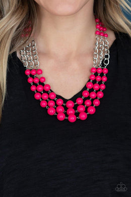 A La Vogue Pink Necklace - SC Bling Boutique