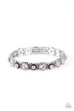 Load image into Gallery viewer, HEAVY ON THE SPARKLE PINK STRETCH BRACELET