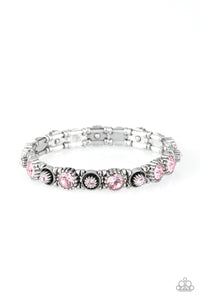 HEAVY ON THE SPARKLE PINK STRETCH BRACELET