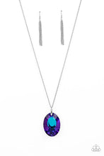 Laden Sie das Bild in den Galerie-Viewer, Celestial Essence - Blue Iridescent Necklace