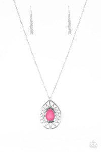 Summer Sunbeam Pink Necklace - SC Bling Boutique