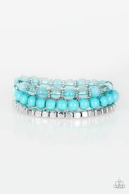 Globetrotter Glam - Blue Bracelet - SC Bling Boutique