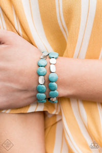 Simply Sedimentary Blue Bracelet - SC Bling Boutique