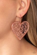 Laden Sie das Bild in den Galerie-Viewer, Paparazzi Fairest in the Land - Copper earrings