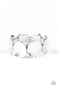 Paparazzi Treasure Cache - Silver Band Bracelet - SC Bling Boutique