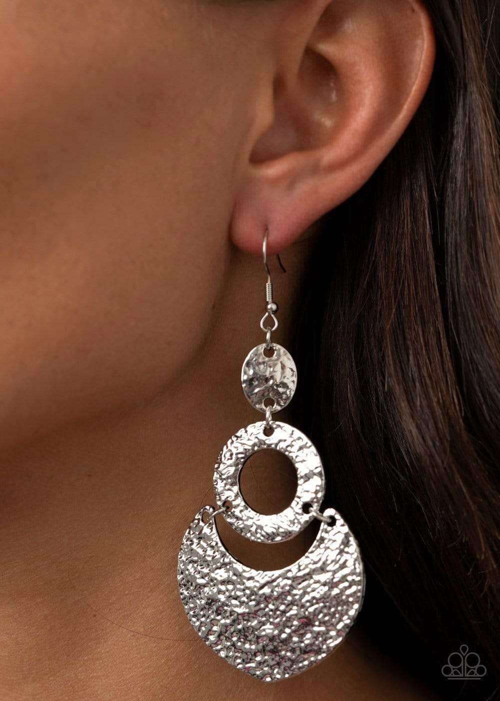 Shimmer Suite - Silver Earring - SC Bling Boutique