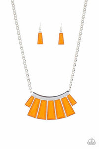 Glamour Goddess Orange Necklace - SC Bling Boutique