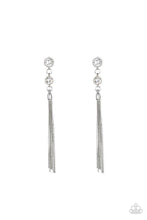 Cargar imagen en el visor de la galería, Tassel Twinkle White Post Earring - SC Bling Boutique