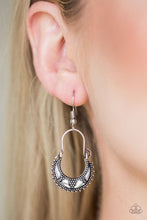 Load image into Gallery viewer, Industrially Indigenous Silver Earring - SC Bling Boutique