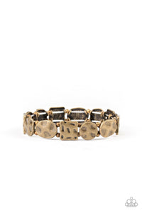 Hammered Harmony Brass Bracelet - SC Bling Boutique