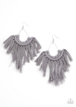 Cargar imagen en el visor de la galería, Wanna Piece of Macrame? - Silver Earring - SC Bling Boutique