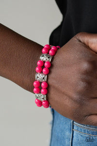 Daisy Debutante Pink Bracelet - SC Bling Boutique