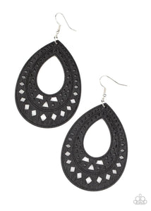 Belize Beauty Black Earring - SC Bling Boutique