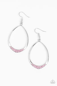 REIGN Down Pink Earring - SC Bling Boutique