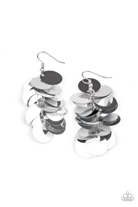 Now You SEQUIN It Silver Earring - SC Bling Boutique