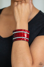 Load image into Gallery viewer, Mermaid Service Red Urban Bracelet - SC Bling Boutique