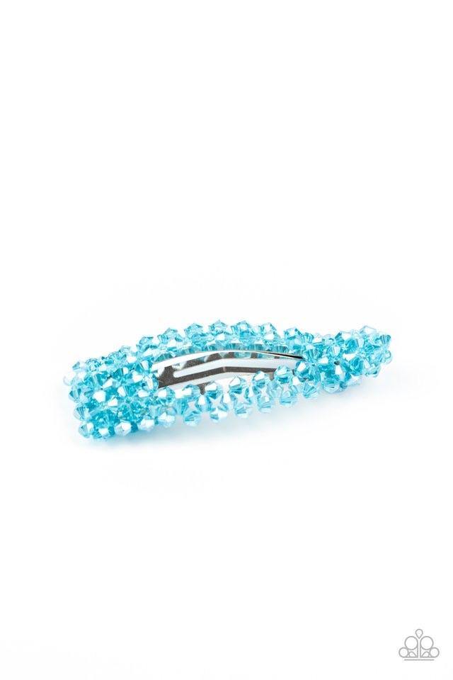 Just Follow the Glitter - Blue Hair Clip - SC Bling Boutique