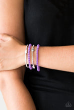 Cargar imagen en el visor de la galería, Blossoming Buttercups Purple Bracelet - SC Bling Boutique