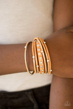 Load image into Gallery viewer, Catwalk It Off Orange bracelet - SC Bling Boutique