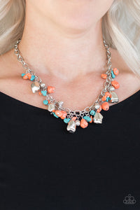 Quarry Trail Orange Necklace - SC Bling Boutique