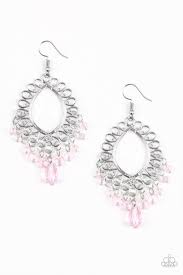 Just Say NOIR - Pink Earring - SC Bling Boutique