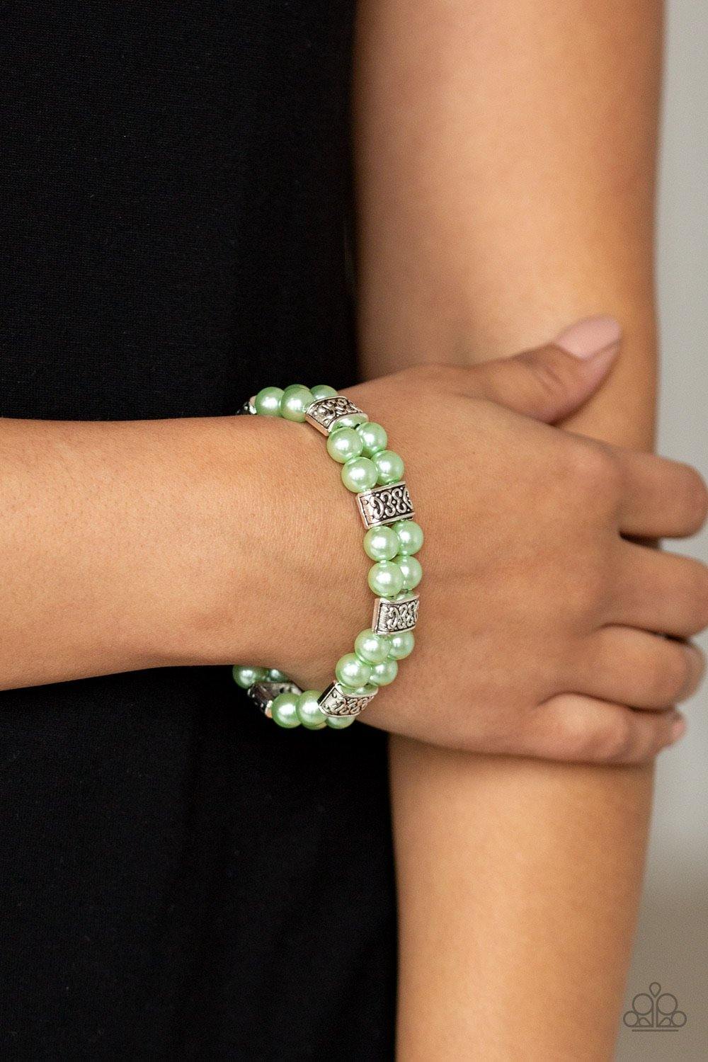 Time After TIMELESS - Green Bracelet - SC Bling Boutique