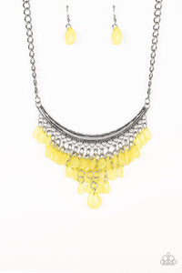 Rio Rainfall Yellow Necklace - SC Bling Boutique