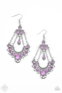 Unique Chic Purple Earring - SC Bling Boutique