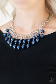 5th Avenue Fleek - Blue Necklace - SC Bling Boutique