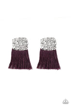 Laden Sie das Bild in den Galerie-Viewer, Plume Bloom Purple Earring - SC Bling Boutique