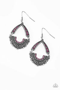 Royal Engagement Pink Earring - SC Bling Boutique