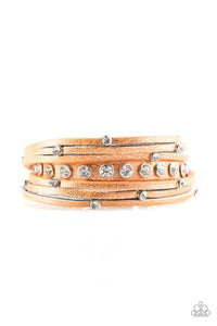 Catwalk It Off Orange bracelet - SC Bling Boutique