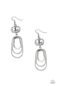 Drop-Dead Glamorous White Earring - SC Bling Boutique