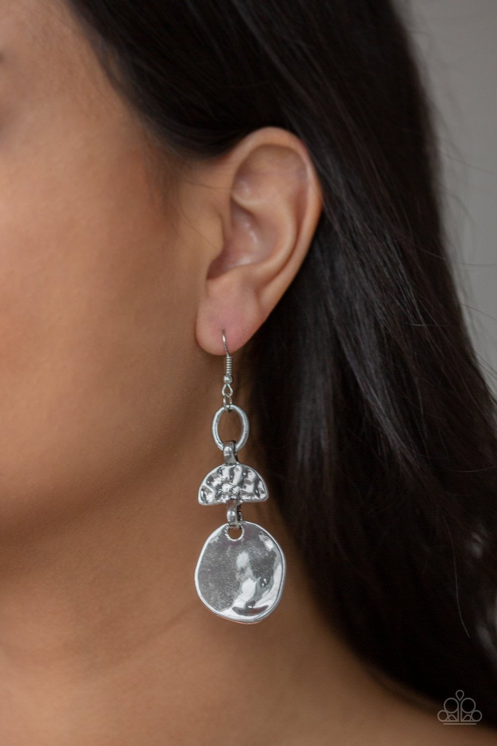 Melting Pot Silver Earring - SC Bling Boutique