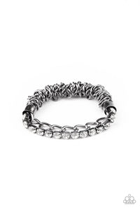 Glamour Grid Black Bracelet - SC Bling Boutique