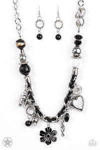 Charmed I’m Sure - Black Necklace - SC Bling Boutique