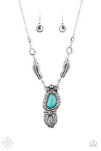 Cargar imagen en el visor de la galería, Ruler of the Roost Blue Necklace - SC Bling Boutique