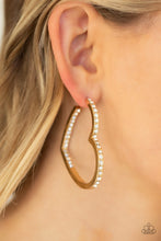 Load image into Gallery viewer, Heartbreaker Gold Earring Hoop - SC Bling Boutique