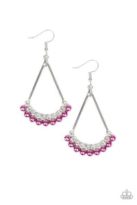 Top To Bottom - Purple Earring - SC Bling Boutique