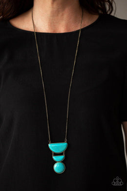 Desert Mason Brass Necklace - SC Bling Boutique