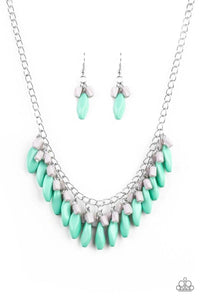 Bead Binge Green Necklace - SC Bling Boutique